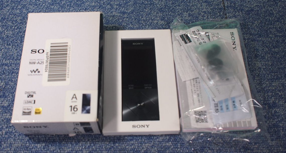  YI キ9-192 SONY ソニー WALKMAN NW-A25 ウォークマン Aシリーズ メモリータイプ 16GB チャコールブラック ハイレゾ(本体)｜売買されたオークション情報、yahooの商品情報をアーカイブ公開 - オークフ ソニー