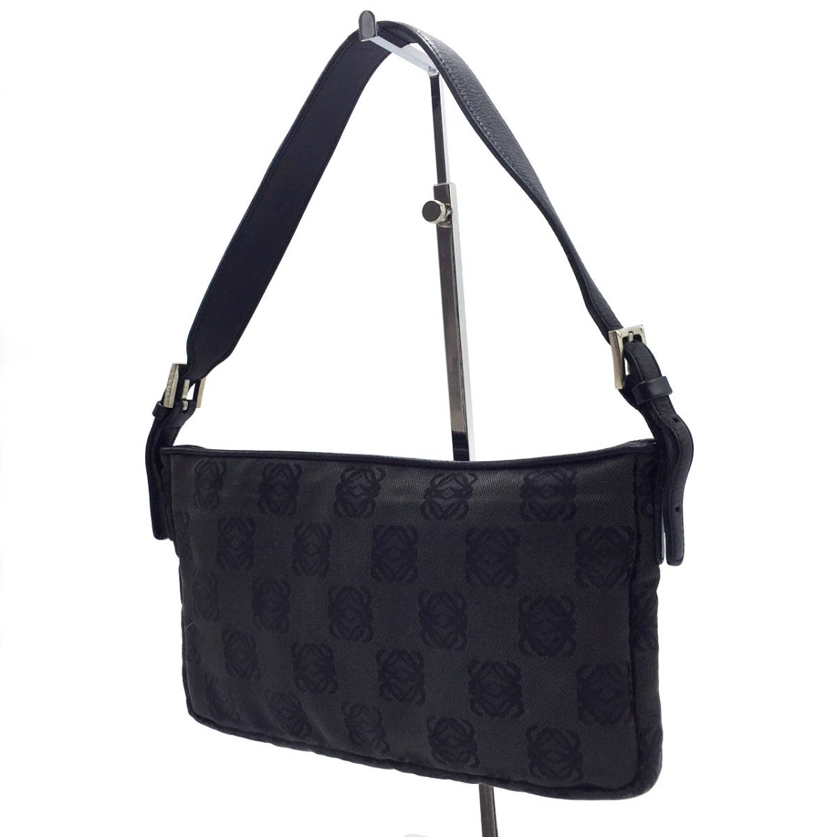 ♪ヴィンテージ LOEWE ロエベ アナグラム ショルダーバッグ キャンバス 