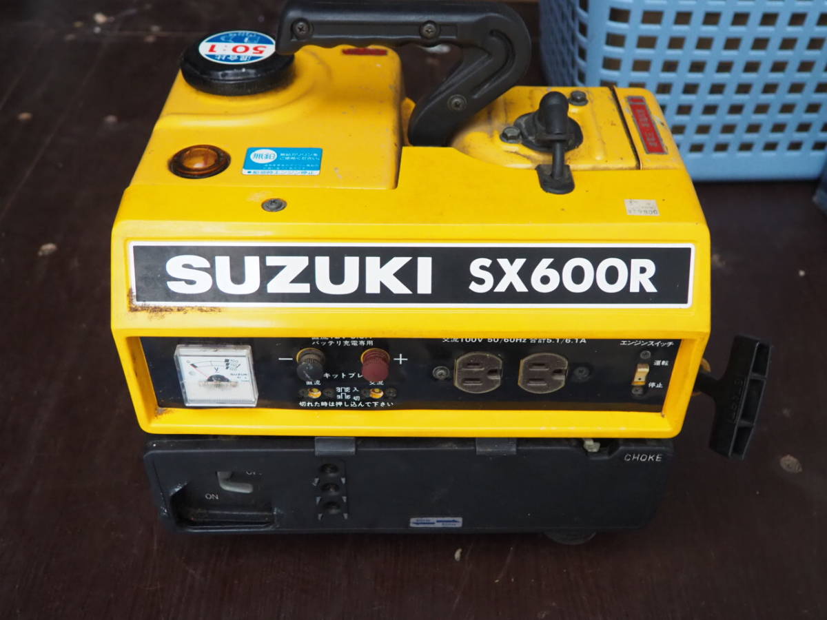 スズキ 発電機 SX600R SUZUKI ポータブル発電機 発電機SUZUKI 0 100v 