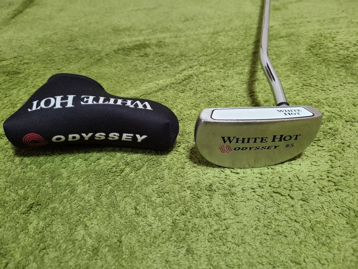 お得，人気セール レディース パター ＯＤＹＳＳＥＹ ＷＨＩＴＥ ＨＯＴ カバー有 Ｌ＝860ｍｍ(パター)｜売買されたオークション情報、yahooの商品情報をアーカイブ公開 - オークファン 女性右きき用