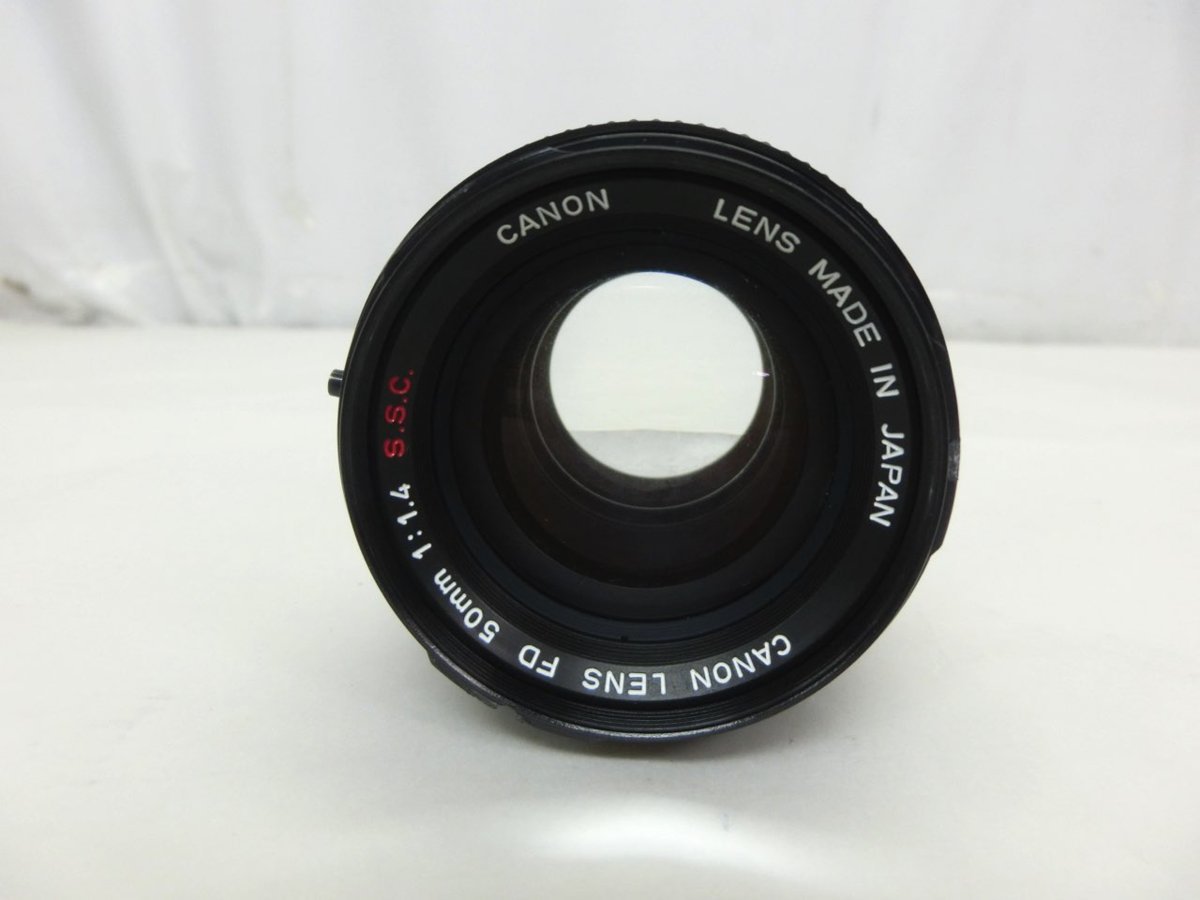 O-8908】キャノン Canon LENS FD 50mm 1:1.4 S.S.C. カメラレンズ 現状