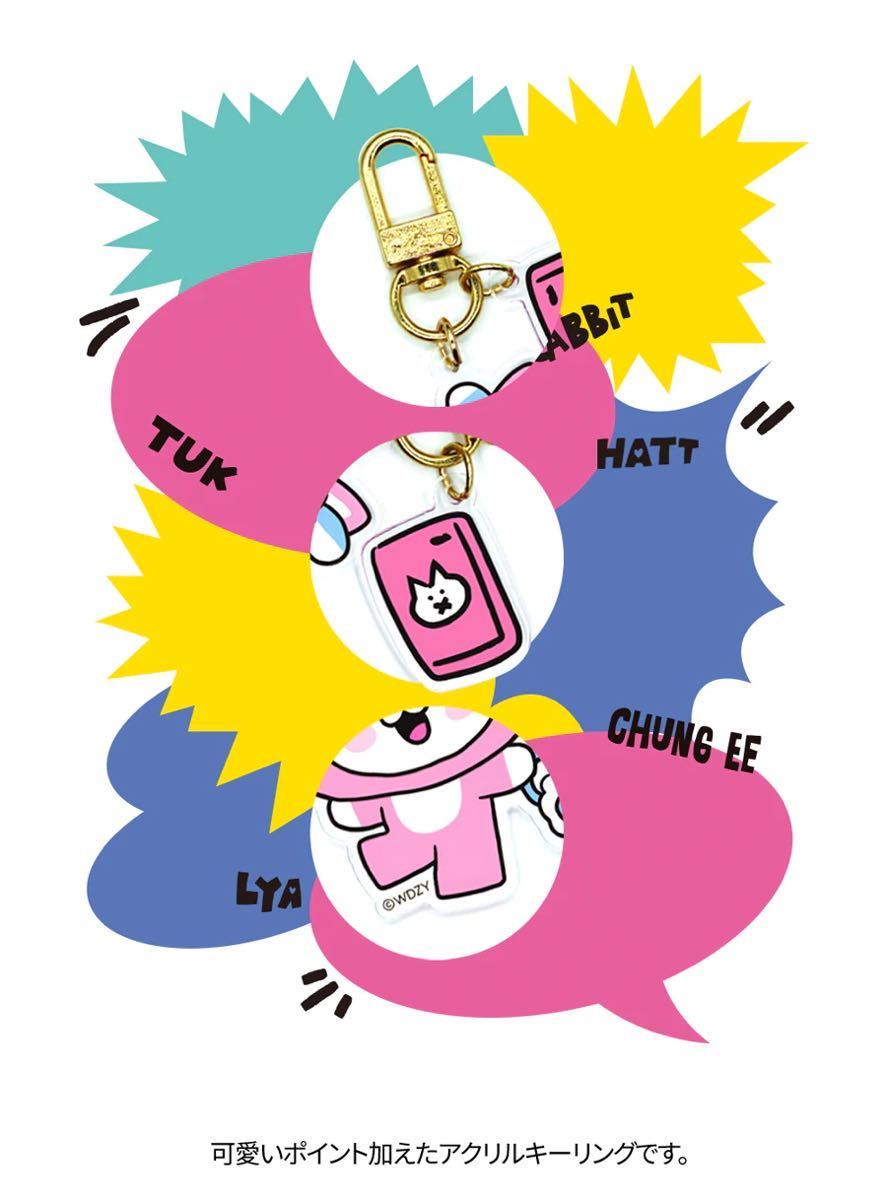 ITZY 公式 LINE FRIENDS WDZY リア アクリルキーホルダー アクリル