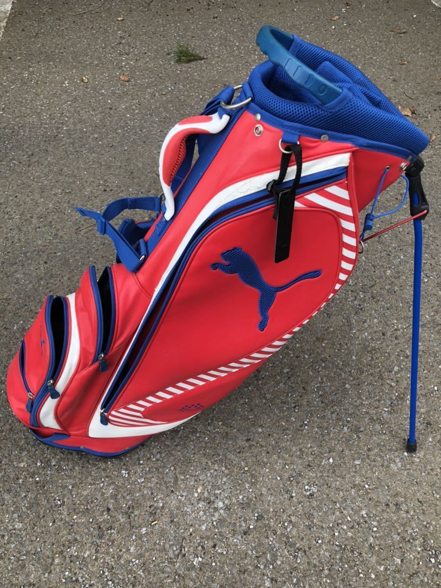 プーマ スタンドキャディバッグ PUMA フード無し プーマ ゴルフ カラー