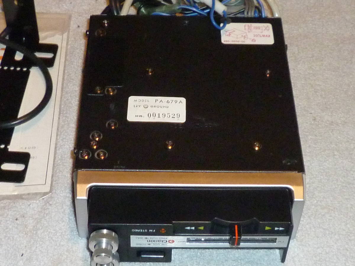 クラリオン カセットデッキ テープデッキ PA-679A 新品未使用品