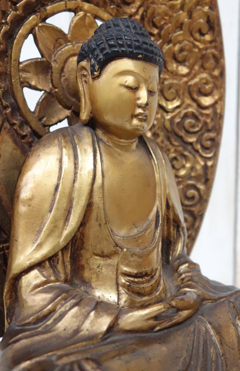 中国古玩 唐木 彫刻 如意 置物 唐物 煎茶飾 黄楊木 如意 木彫 唐物