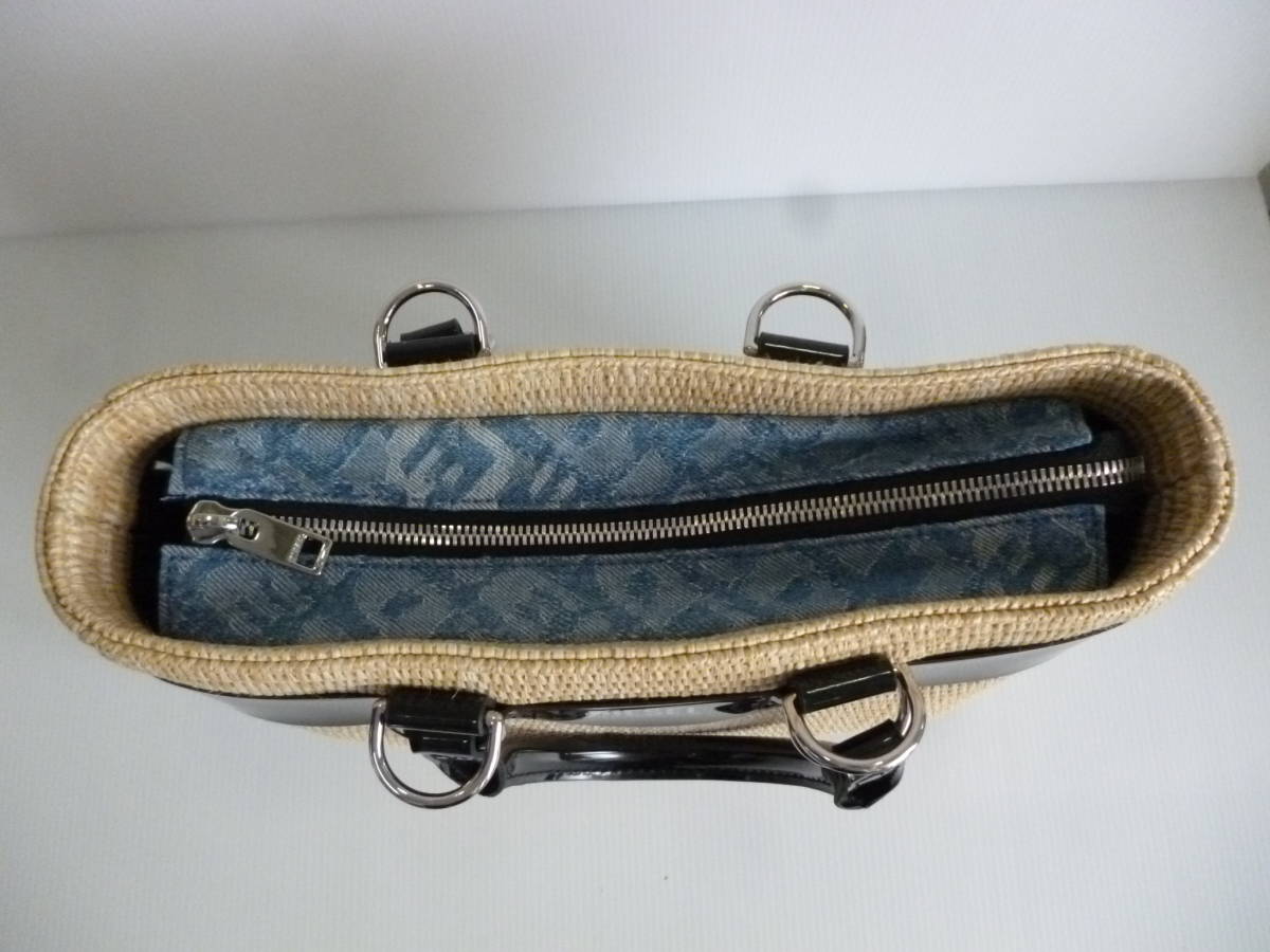 46444☆DIESEL ディーゼル 2WAY ショルダーバッグ カゴバッグ