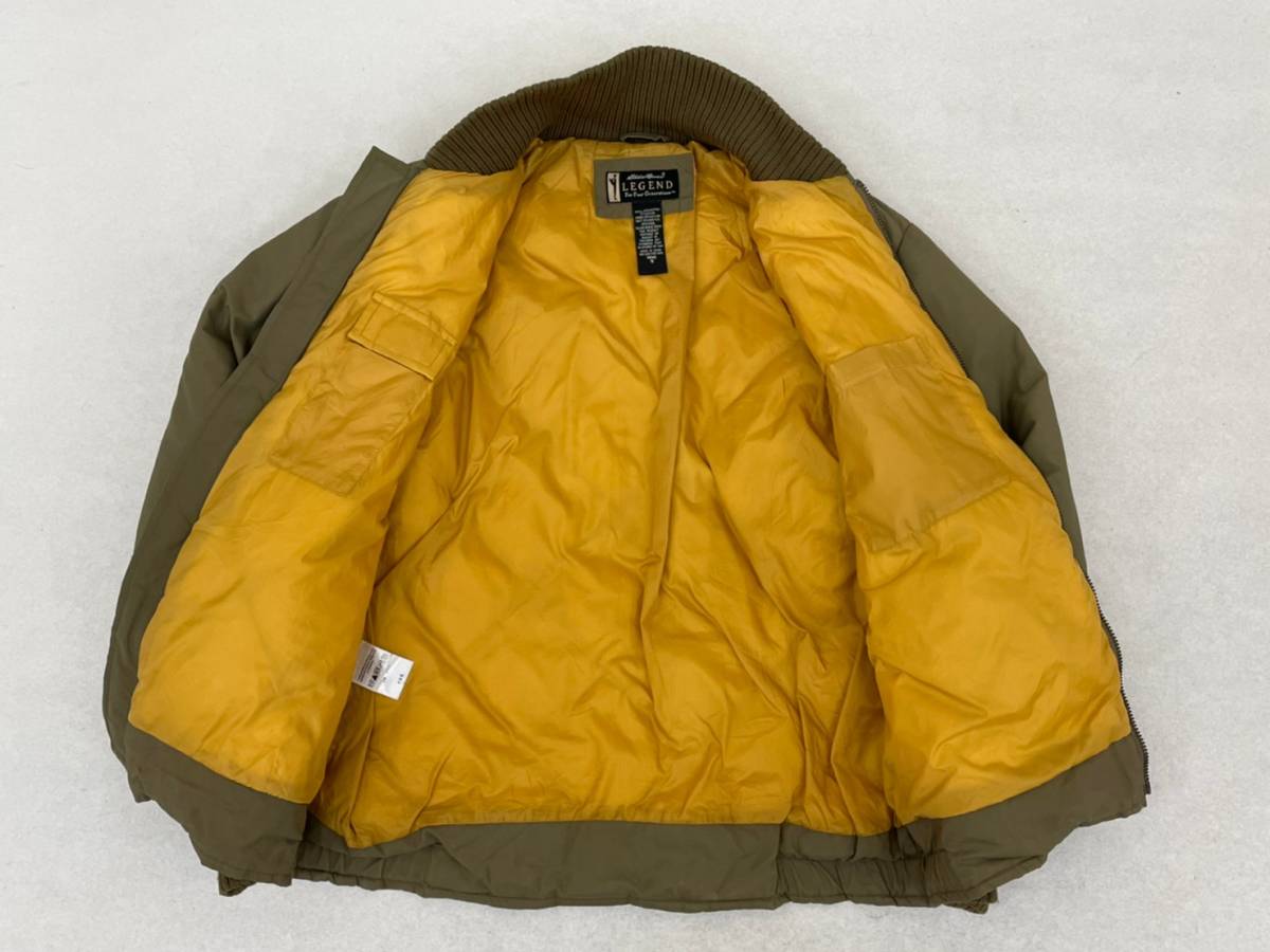 希少 Eddie Bauer 黒タグ後期 80s〜90s USA製 グースダウン 古着 80～90年代 エディーバウアー Eddie Bauer 黒タグ RIDGE LINE