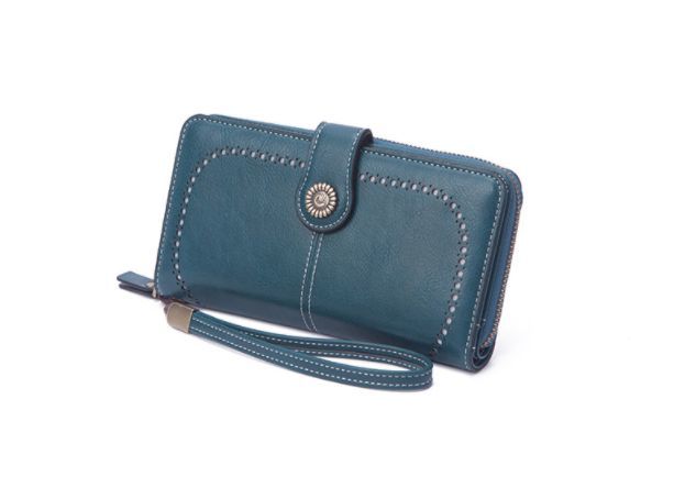 ステッチレザー長財布大容量クリーン緑 メンズ レディース ブランド 本皮 福袋 新社会人 入学 女性用財布 売買されたオークション情報 Yahooの商品情報をアーカイブ公開 オークファン Aucfan Com