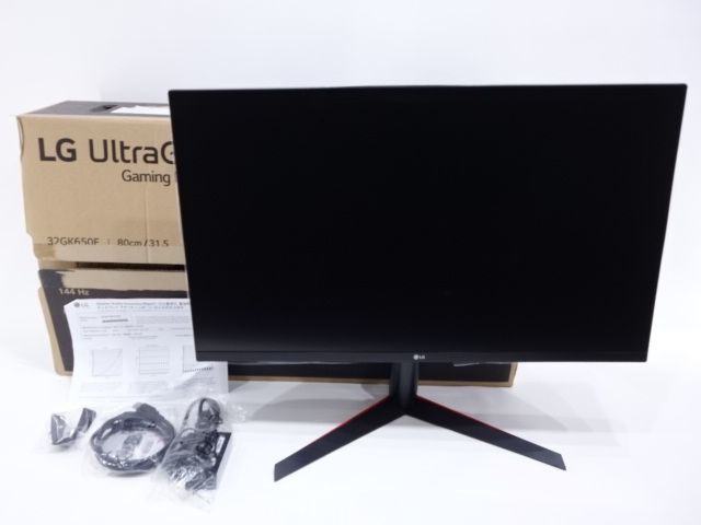 099s●LG UltraGear ゲーミングモニター 32GK650F-B 31.5インチ QHD 144Hz VESA対応 FreeSync ※中古美品