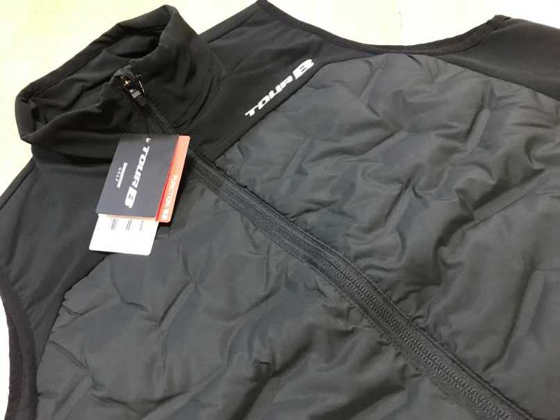 BRIDGESTONE GOLF(ブリヂストンゴルフ) TOUR B ストレッチ フルジップダウンベスト QGM30C(BK)Ｍ_1