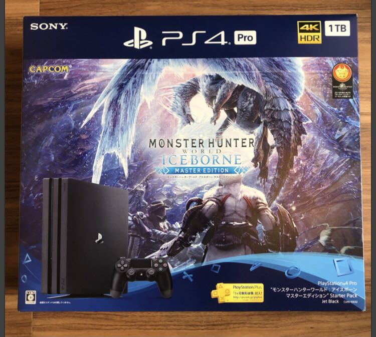 新品】PlayStation 4 Pro モンスターハンター アイスボーン 【公式通販】