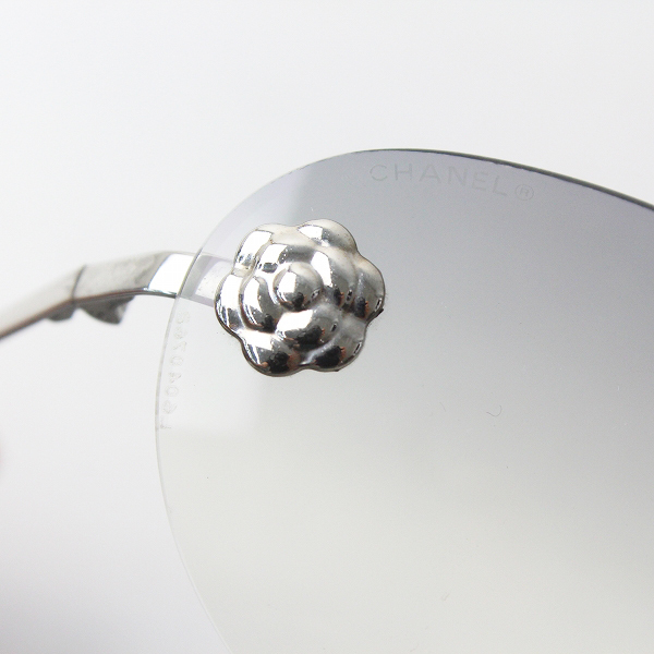 CHANEL シャネル 4084 c.124/8G 62□15 120 カメリアモチーフ付