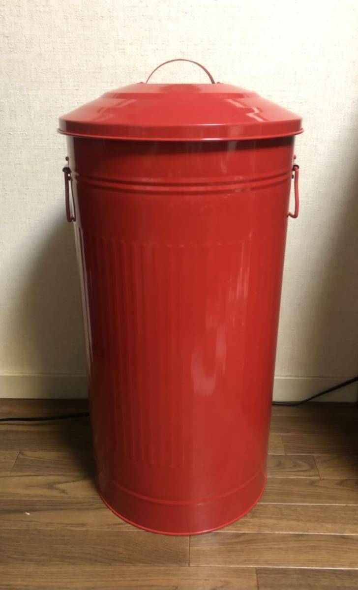 品質保証，爆買い CONRANSHOP コンランショップ購入 メタルペール ランドリー缶 ゴミ箱 プチヴィンテージ シャビー レッド ブリキ(コンランショップ)｜売買されたオークション情報、yahooの商品情報をアーカイブ コンランショップ