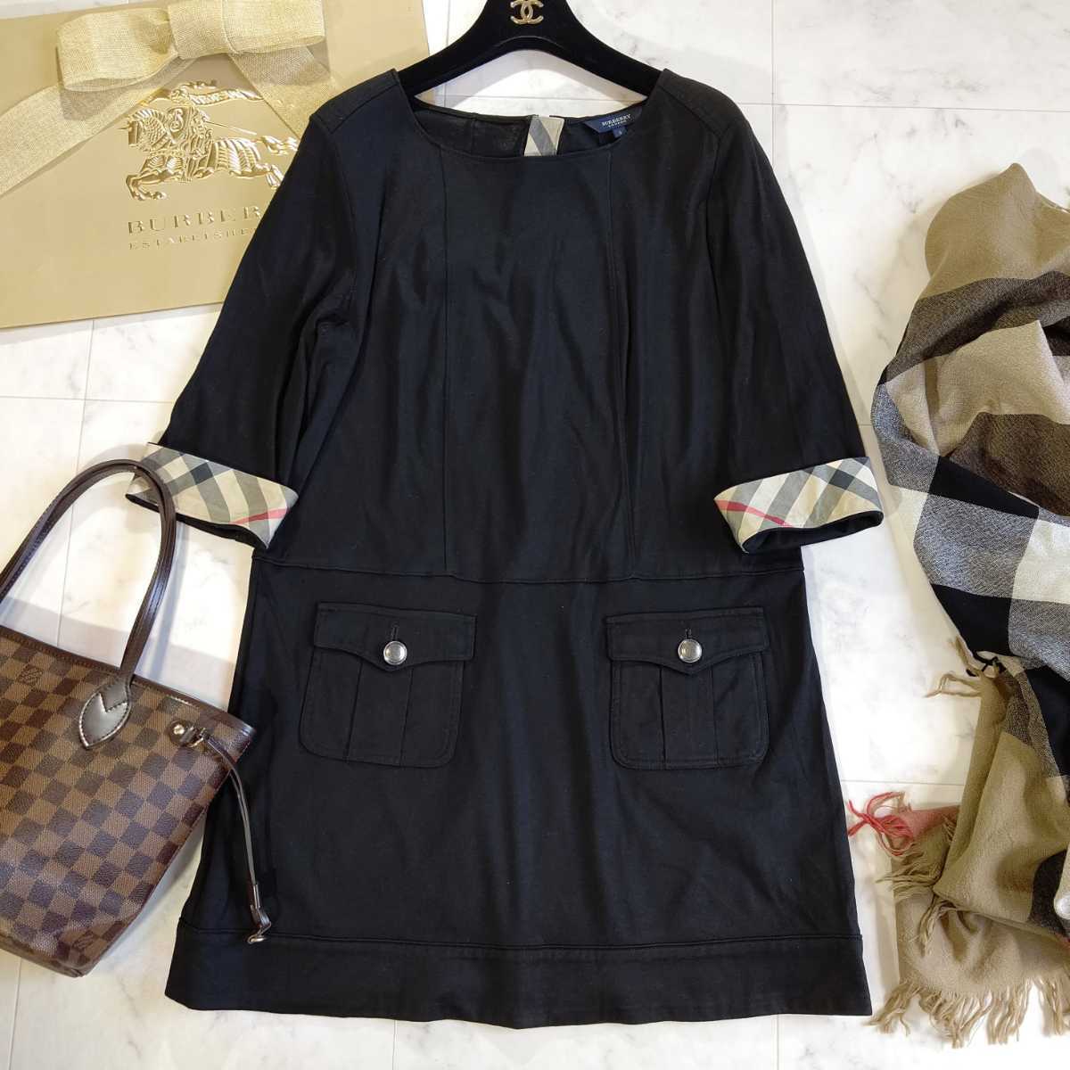 大きいサイズ 良品 BURBERRY バーバリー ロンドン チュニック 
