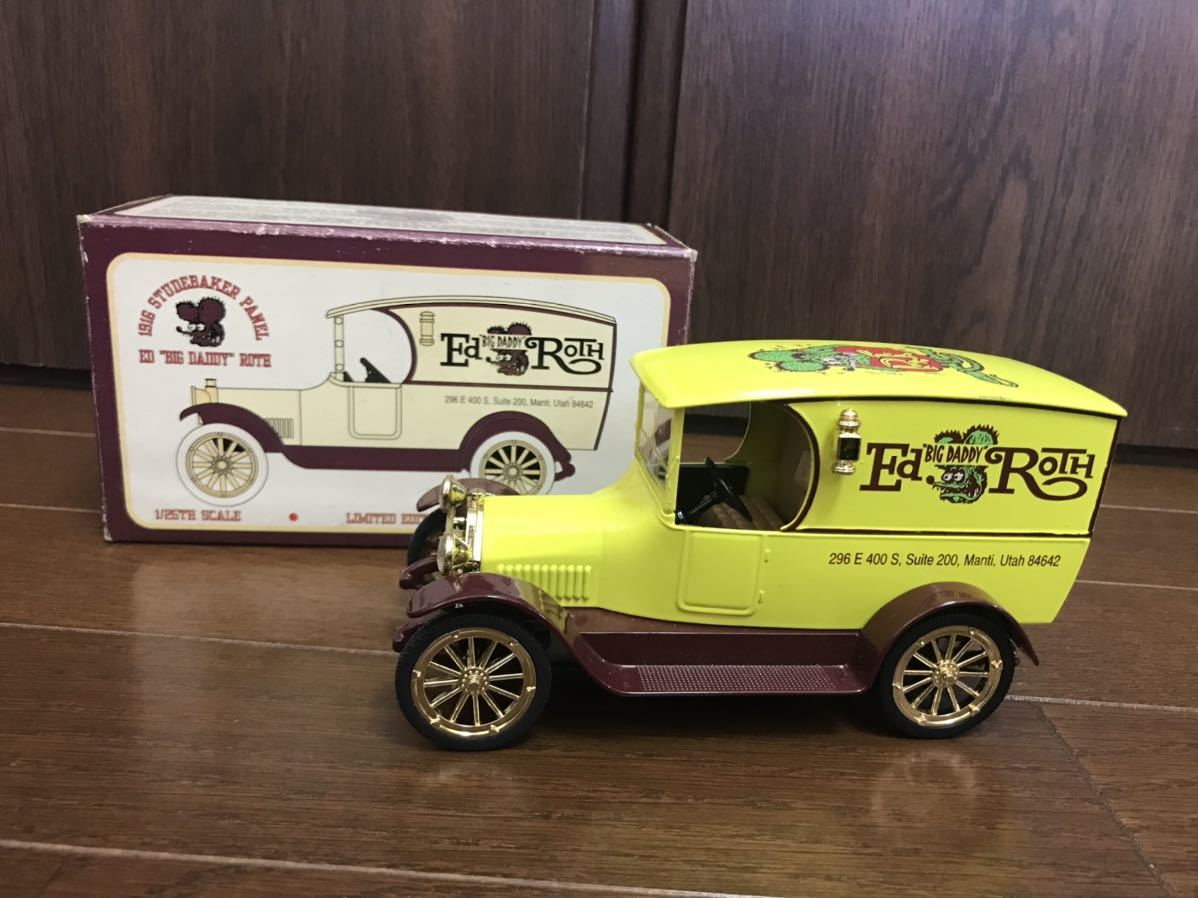 ラットフィンク ratfink edroth big daddy 1/25 limited edition die cast metal bank 貯金箱 ダイキャスト メタル rat fink