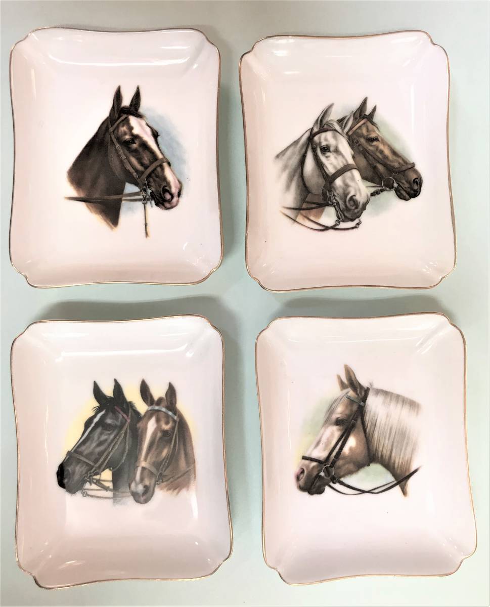灰皿 アッシュトレイ HERMES HERMESエルメス 馬柄 - エルメス 陶器 馬