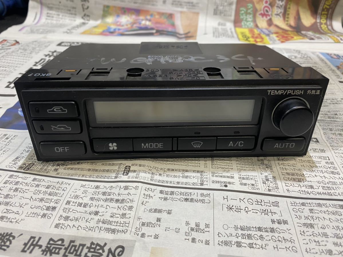 WGC34 ステージア エアコンスイッチ H11年 管19024 中古部ですで