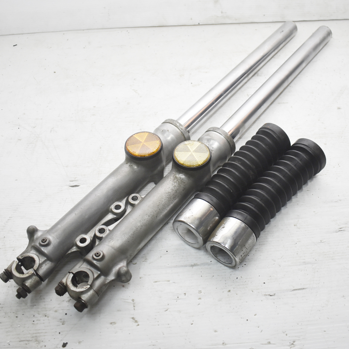 カワサキ W3 W3F 36mm フロントフォーク ブーツセット 【G】BAI 