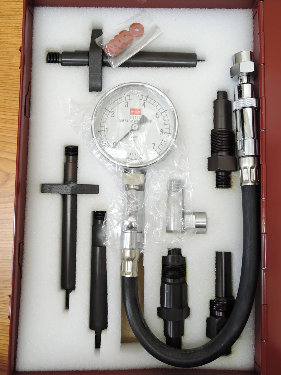 ✨バンザイ 中古 DG-8S・DG-8L ディーゼル車用 コンプレッションゲージ