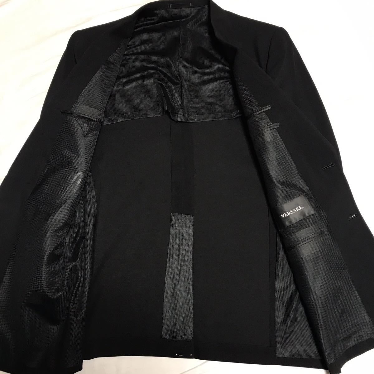安い　夏物　新品　未使用　タグ付き　礼服　シングルスーツ　上下セット　サイズ3L(AB8) センターベンツ　1タック アジャスター付き メンズ 礼服 喪服 洋服の青山YA体 夏用礼服 (サテン