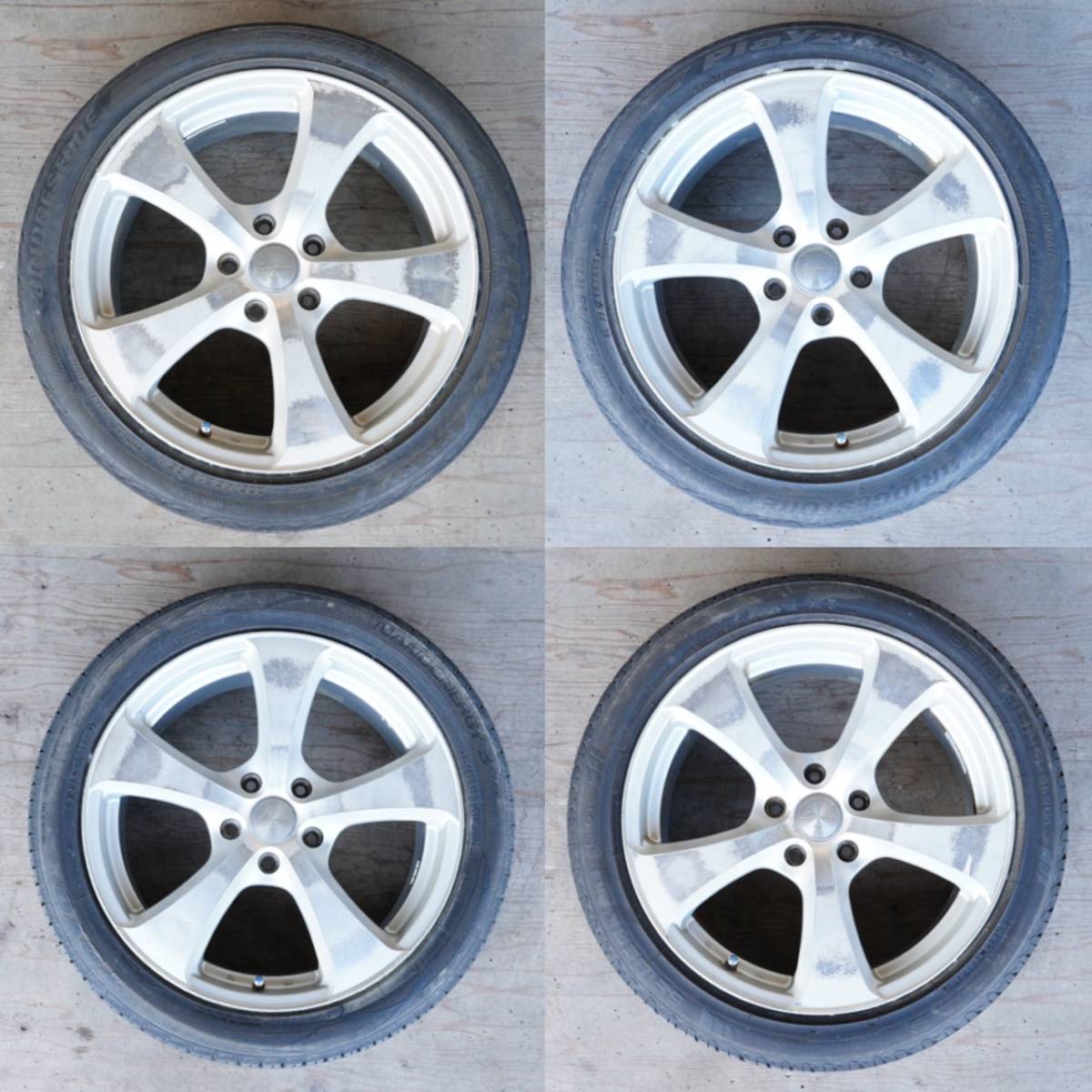 ヤバKING GHOST ブチSPOKE 18×10.0J INSET-4 5/114.3 SBC 