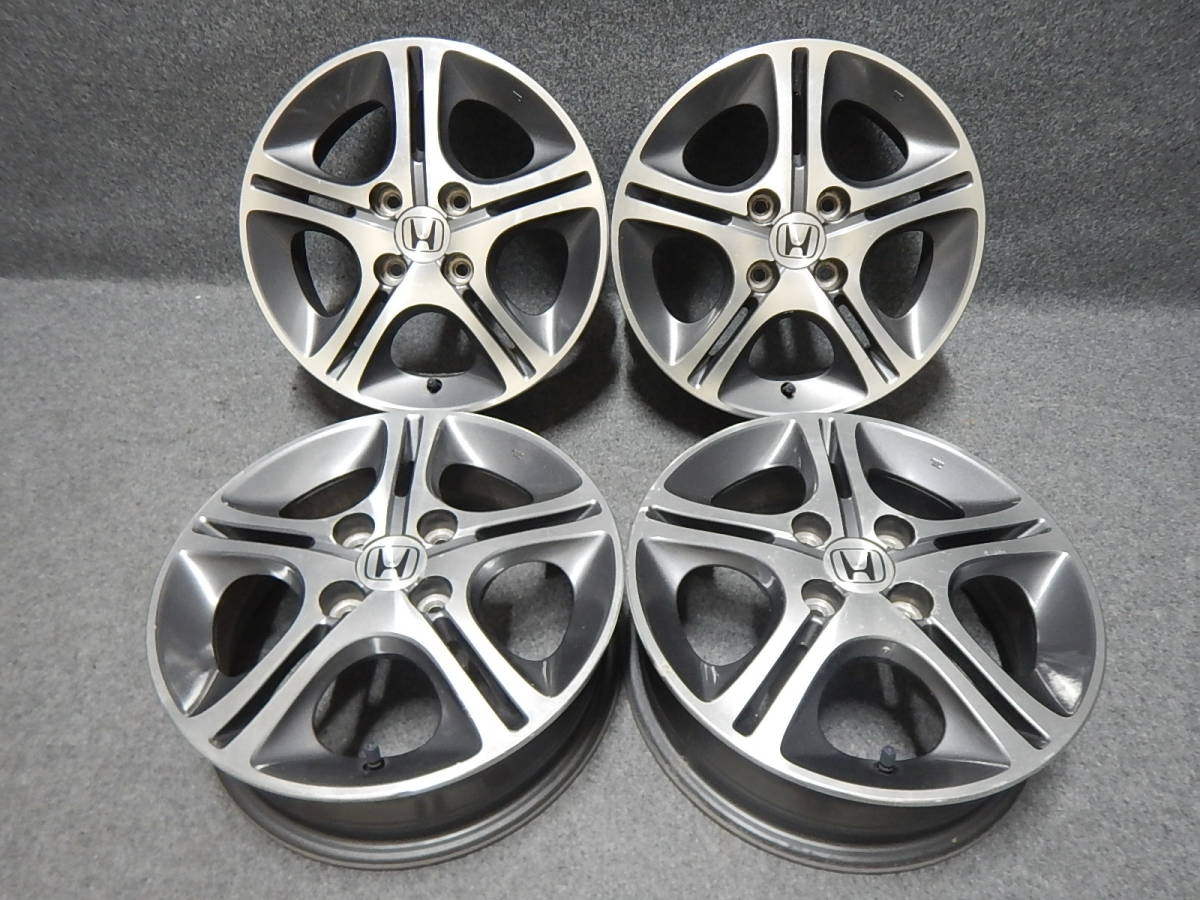 本州四国送料無料 ホンダ 純正 JB7 ライフ JB5 アルミホイール 14×4.5J PCD100 +45 4本 N-ONE N-BOX N-WGN バモス ゼスト [3081]
