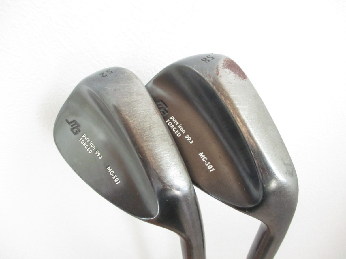 2本セット 三浦技研 MG-S01 BLACK PURE 99.3 純鉄 52°/58° PROJECT 