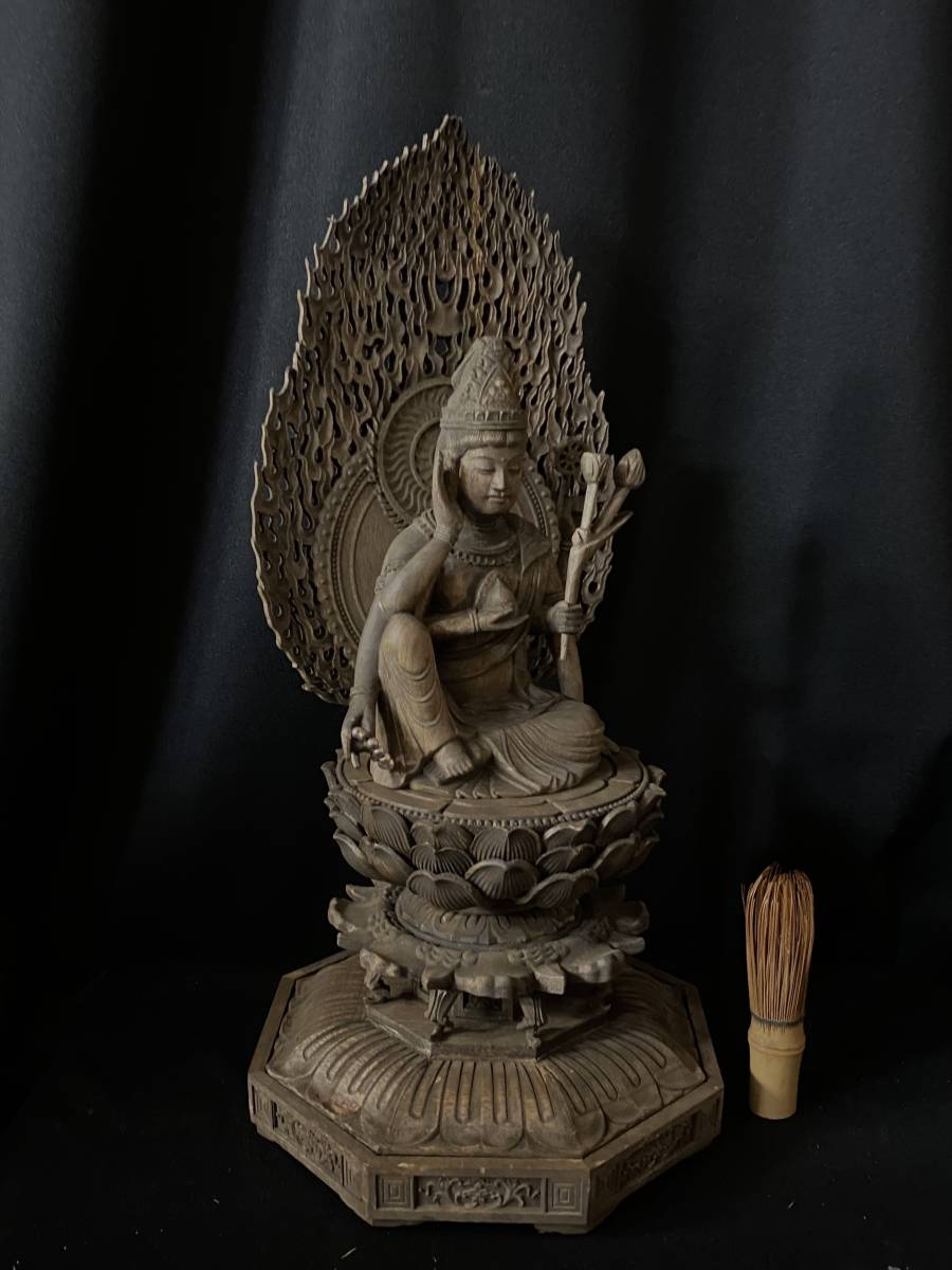 井波彫刻 仏教工芸品 木彫仏像 - Yahoo!オークション | 最高70cm 時代 