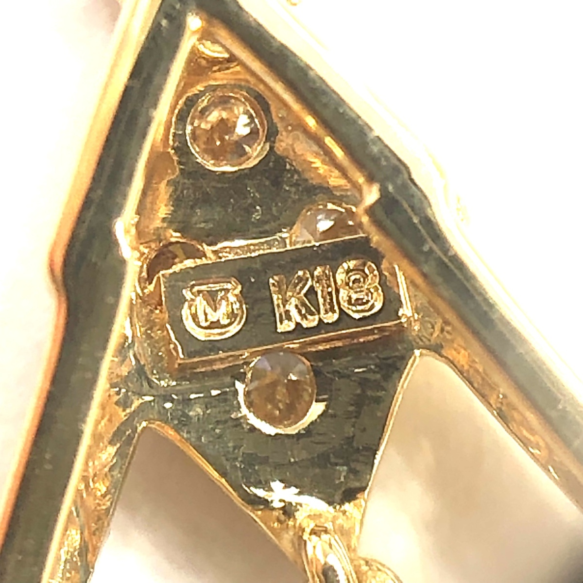 銀座SGC】 MIKIMOTO ミキモト K18 ネックレス パール ダイヤモンド 