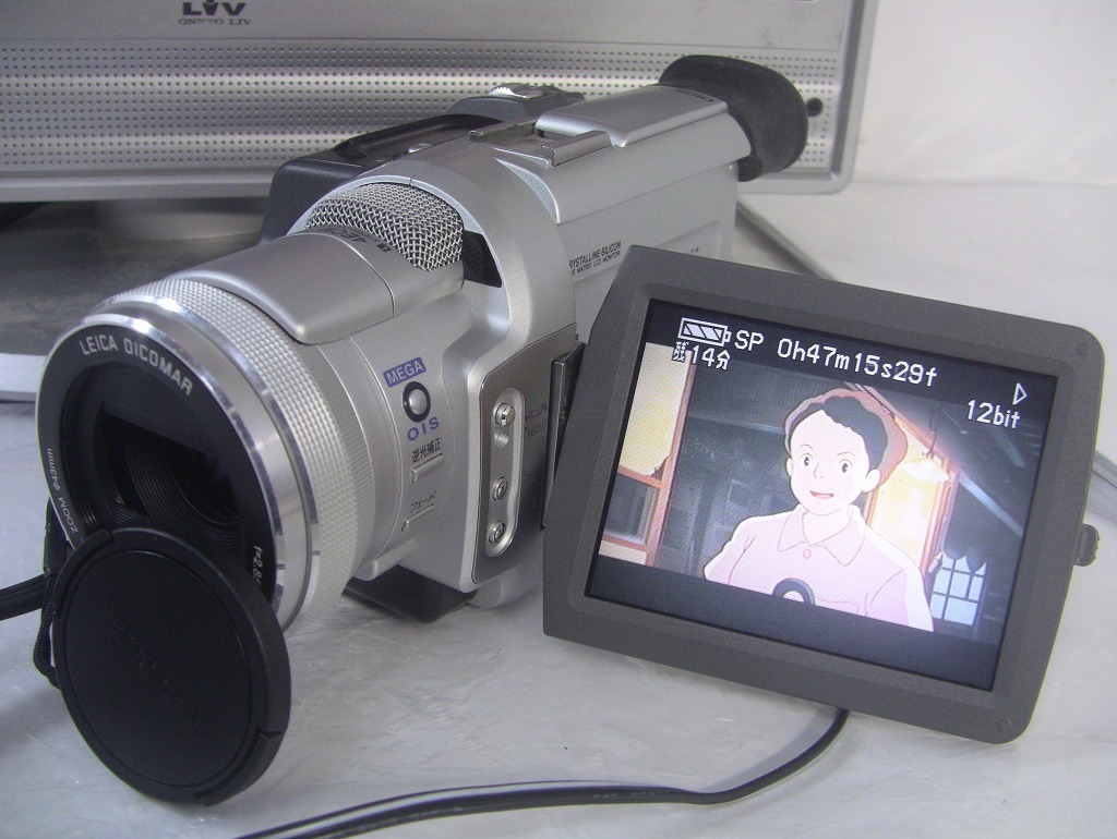 パナソニックNV-GS120動作良好 MiniDVビデオカメラ　ダビングに最適 Panasonic ダビングに！動作確認済み再生OK・録画OK MiniDVビデオ