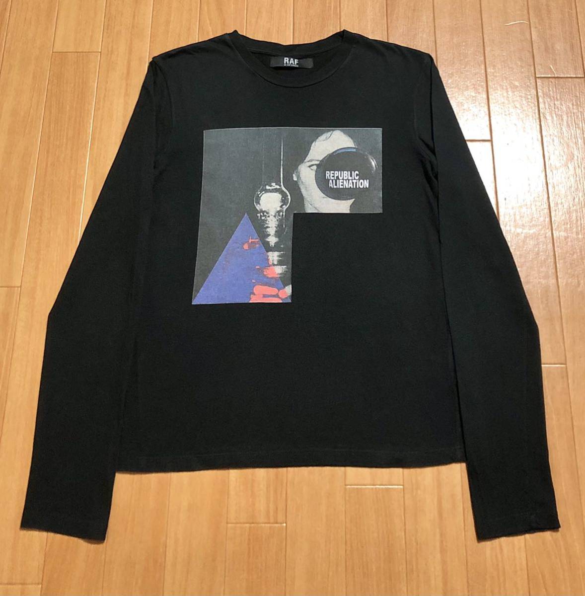 RAF BY RAF SIMONS ラフ バイ ラフシモンズ プリント ロンT カットソー