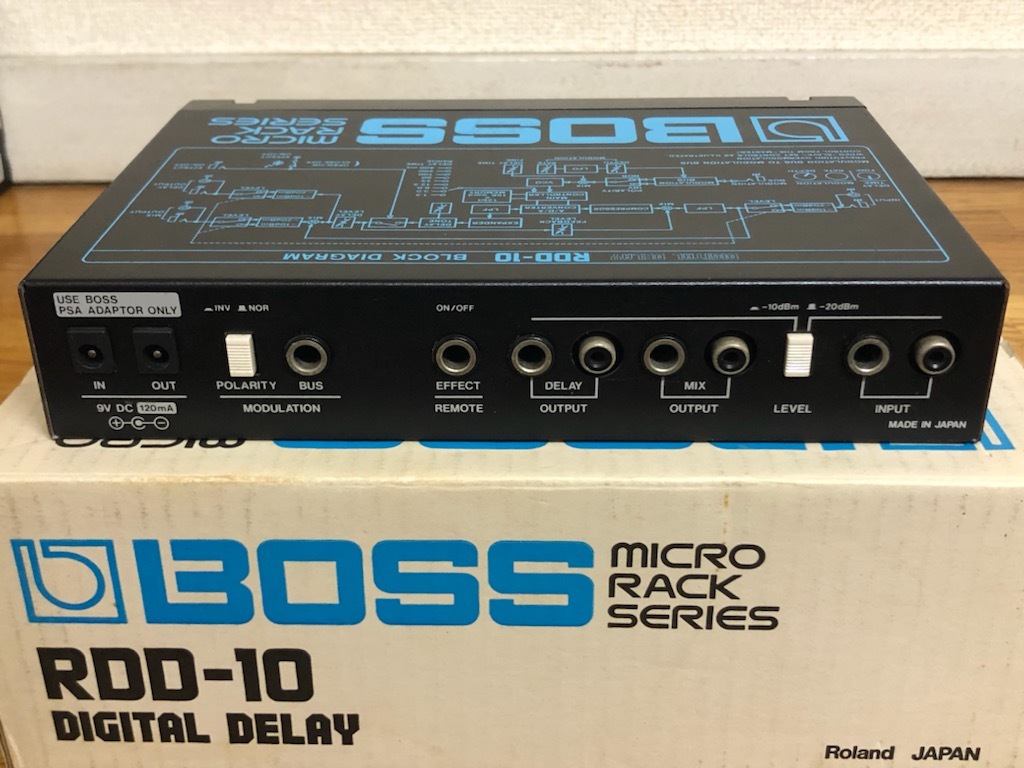 BOSS RDD-10 動作品 箱付き DIGITAL DELAY デジタルディレイ マイクロ