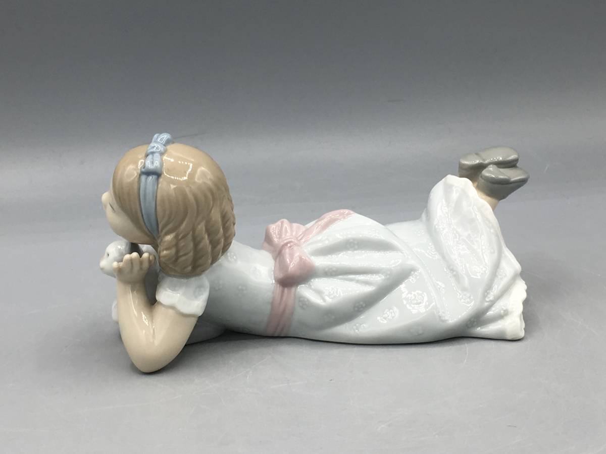 リヤドロ 少女 LLADRO 猫 置物 陶器人形 - 女の子 Yahoo!オークション