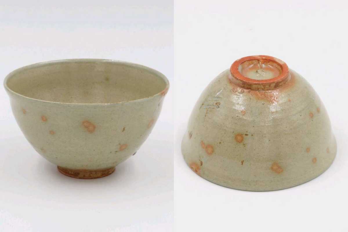 杉本貞光 御本茶碗 - 信楽焼 ] の落札相場 ≪茶道具≫ 寺垣外 【杉本