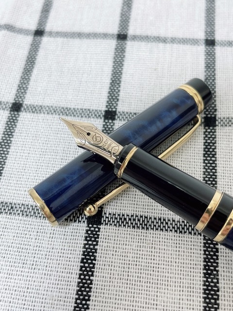 パイロット 万年筆 グランセ ペン先 14K 585 M PILOT 筆記具 美品