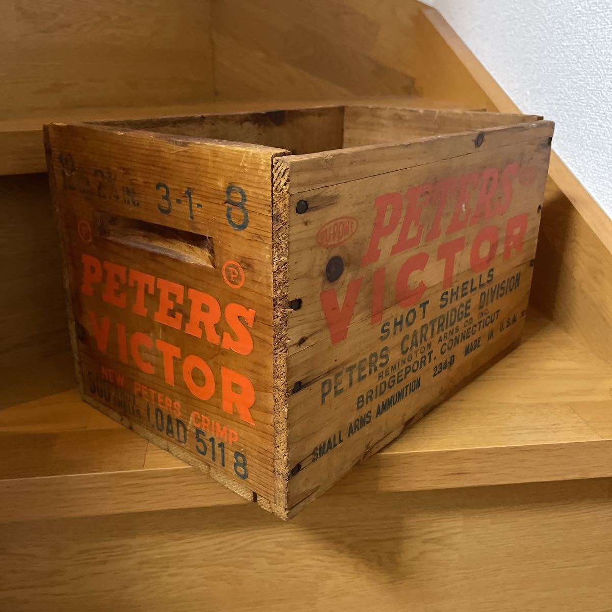 ウッドボックス 木箱 ヴィンテージ アンティーク アメリカ 1950年代