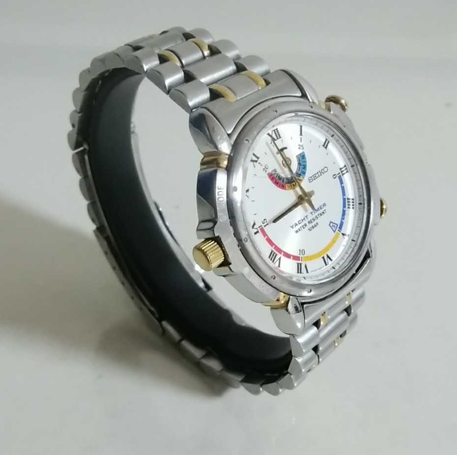 レアモデル　SEIKO ヨットタイマー　稼働品 稼働品 レア SEIKO セイコー YACHT TIMER ヨットタイマー 8M37-7000