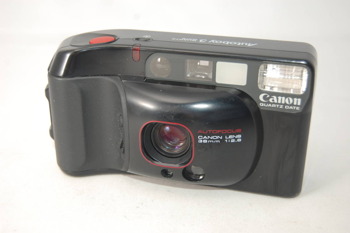 ★動作品★外観良好★シャッター、フラッシュOK★ Canon キャノン Autoboy ３ QUARTZ DATE #C-752