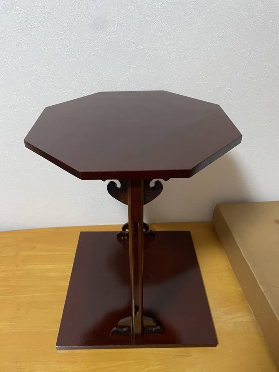 正規品，人気SALE】 茶道具 木製 真塗 寿棚 組立式 箱 A-056