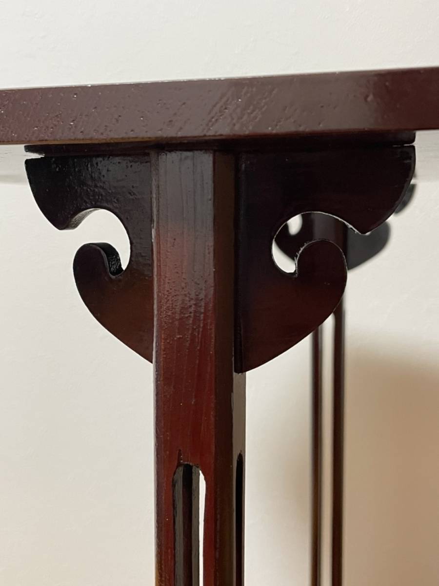 正規品，人気SALE】 茶道具 木製 真塗 寿棚 組立式 箱 A-056