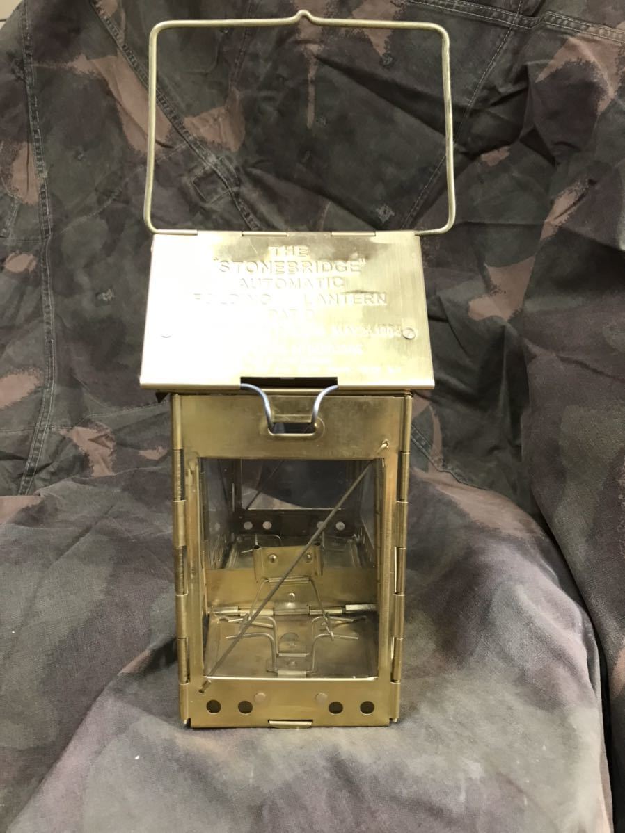  ストーンブリッジ キャンドルランタン フォールディング stonebridge autmatic folding candle lantern brass 真鍮(キャンドルランタン)｜売買されたオークション情報、yahooの商品情報をアーカイブ公開 - キャンドルランタン
