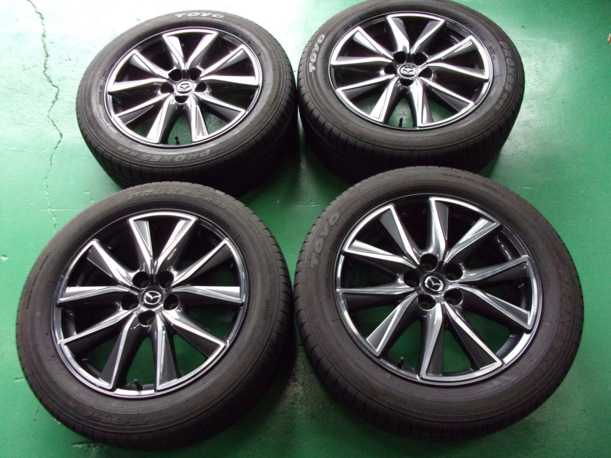マツダ 19インチ 7J CX-8 PCD114.3 純正 - CX-5 Yahoo!オークション 美 