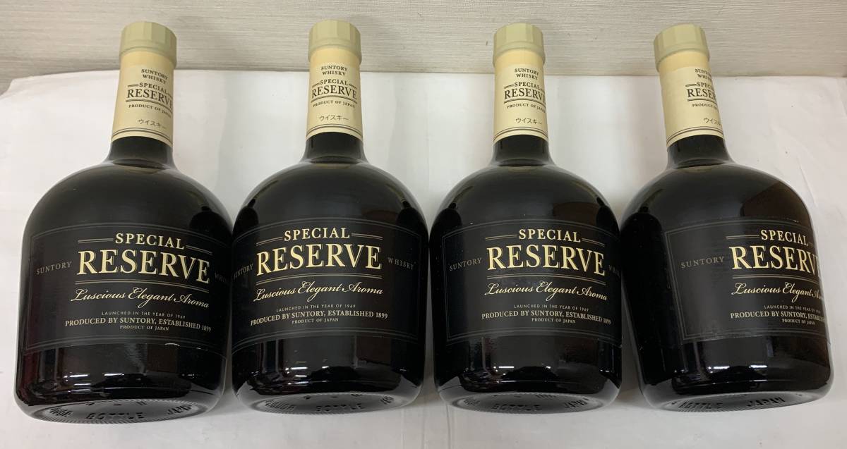 サントリー スペシャルリザーブ 4本セット ウイスキー 未開栓 SUNTORY 未開栓 サントリー スペシャルリザーブ 4本セット 【公式通販】