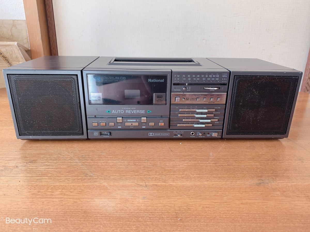 t1821◇ナショナル⁄national RX-2700 昭和レトロ ラジカセ National RX