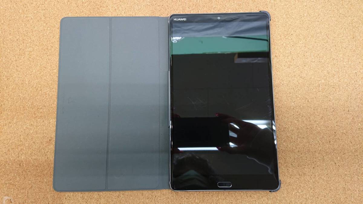 ◆◇HUAWEI Mediapad M５　wi-Fiモデル　SHT-09W　ケース付き　ファーウェイ　タブレット　携M0006ー280ネ◇◆