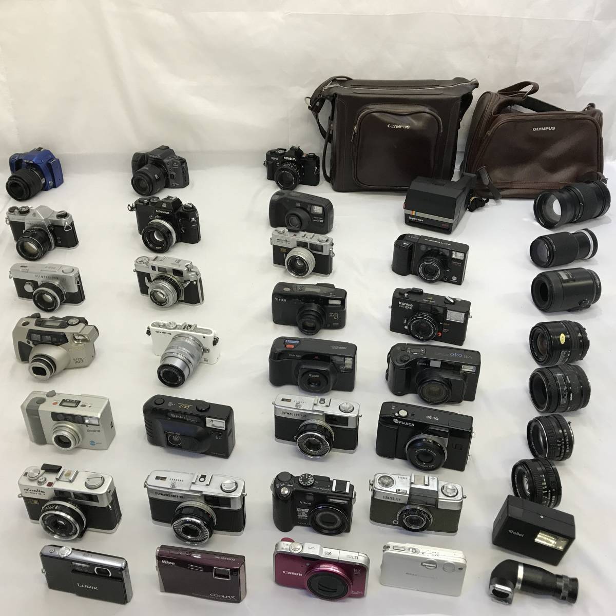 OLYMPUS オリンパス 昔の高級一眼レフカメラ OM-2n黒ボディ 希少な作動
