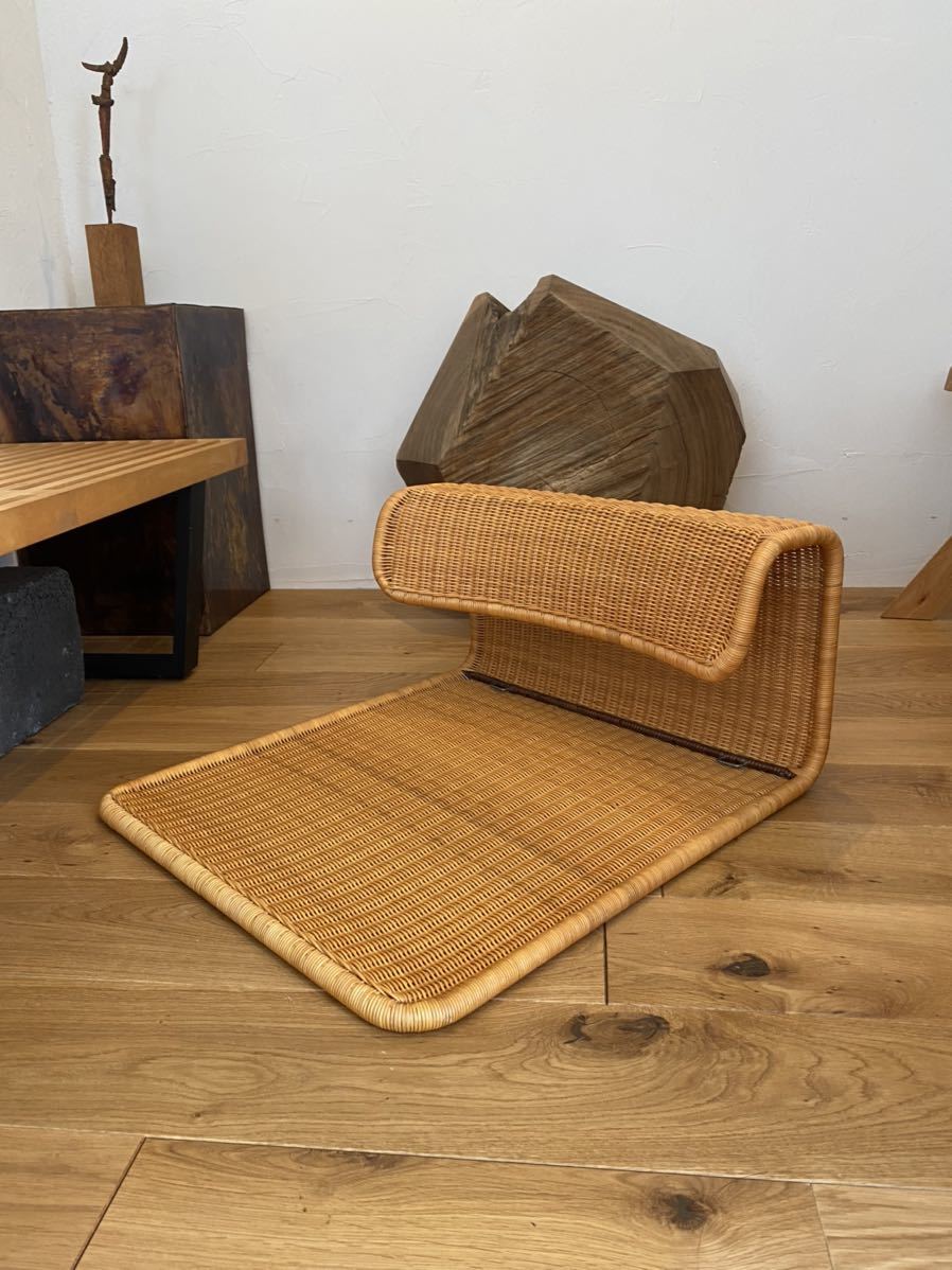 山川ラタン Yamakawa Rattan 黒岩靖司 座椅子 ラタンチェア / 籐編み