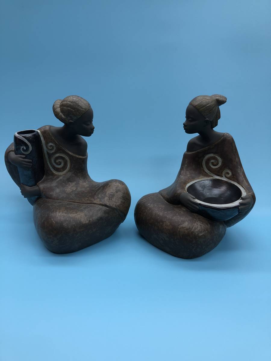 LLADRO リヤドロ 男の子 女の子 置物 フィギュリン 陶器人形[a378]