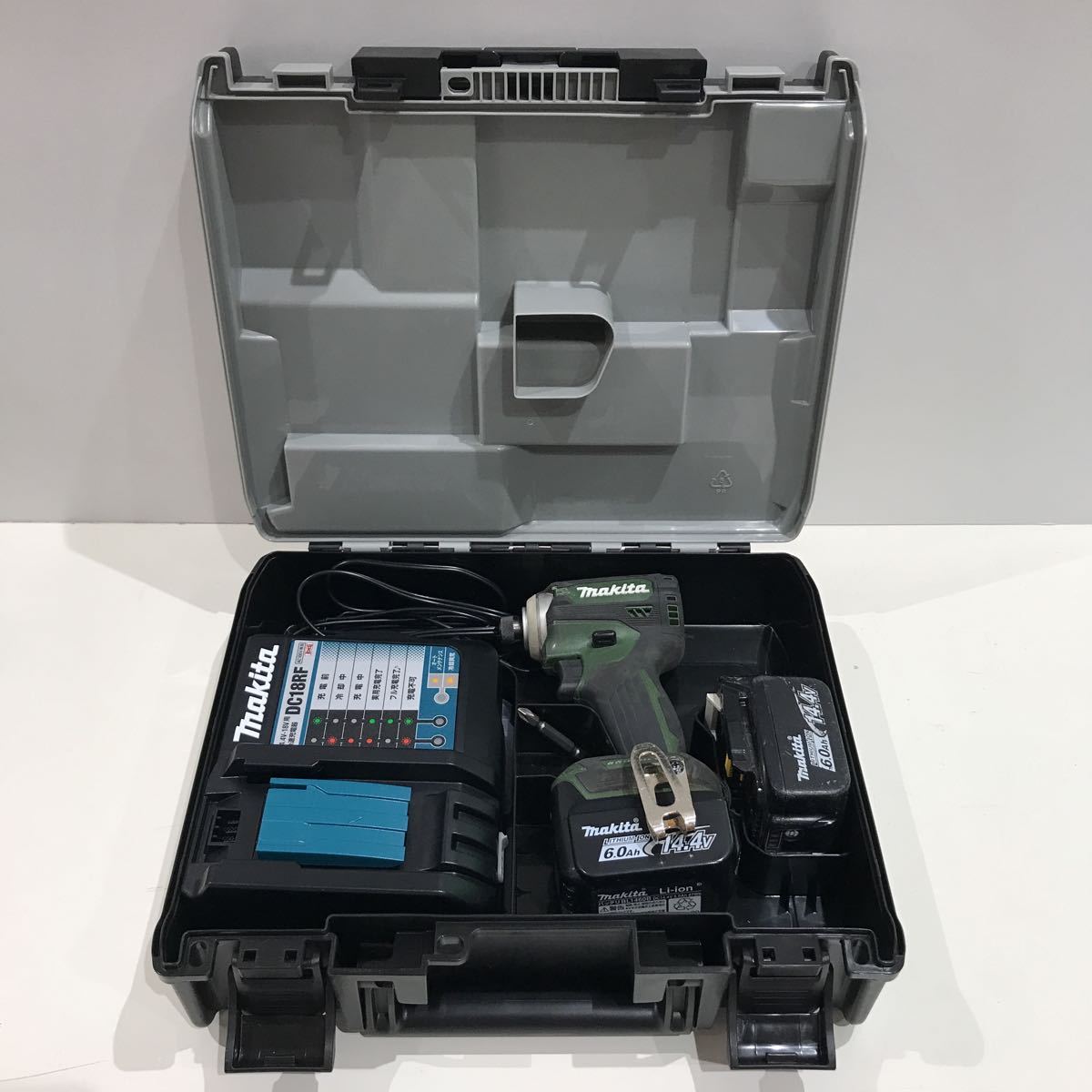 送料無料，人気セール D170 1円 makita TD161D GX AG 充電式 インパクト ドライバ 電動 工具 限定色 オーセンティック グリーン 14.4v 6.0Ah マキタ(本体)｜売買されたオークション情報、yahooの商品情報をアーカイブ公開 - オ インパクトドライバ