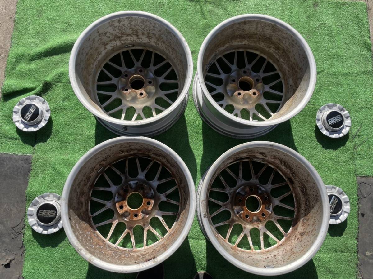 BBS アルミホイール 4本セット 17インチ 8J 9J 5穴 中古 【公式通販】